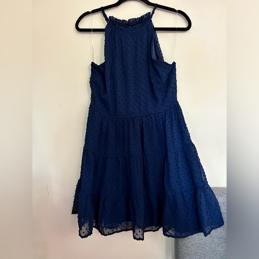 Trixx Navy blue formal mini dress